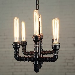 Chandelier Mini Style Rustic Lodge Retro Metal