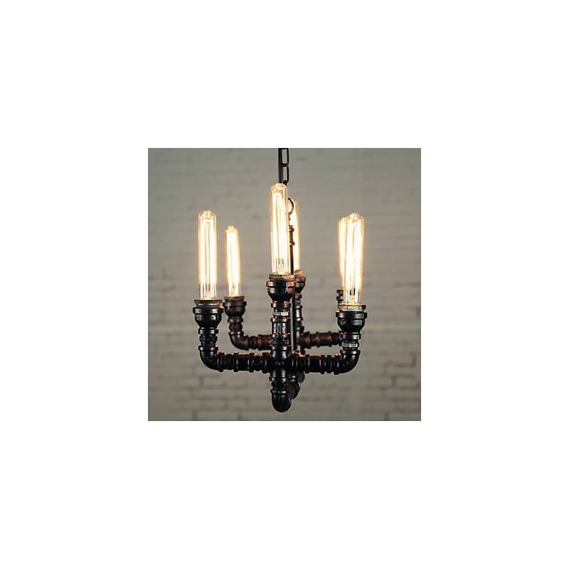 Chandelier Mini Style Rustic Lodge Retro Metal
