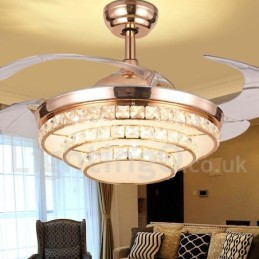 42" European Style Modern Contemporary Ceiling Fan