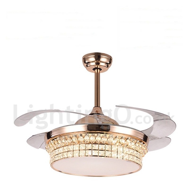 42" European Style Modern Contemporary Ceiling Fan