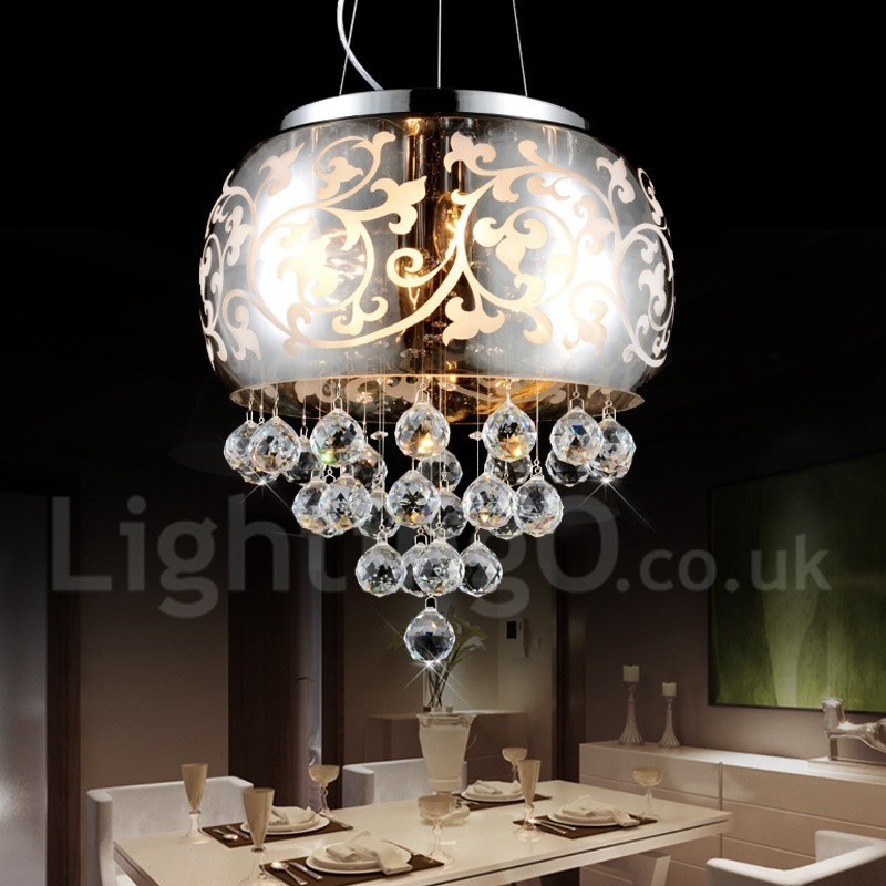 Modern Contemporary Crystal Lighting Pendant Light