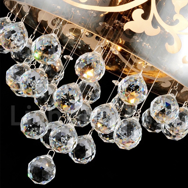 Modern Contemporary Crystal Lighting Pendant Light