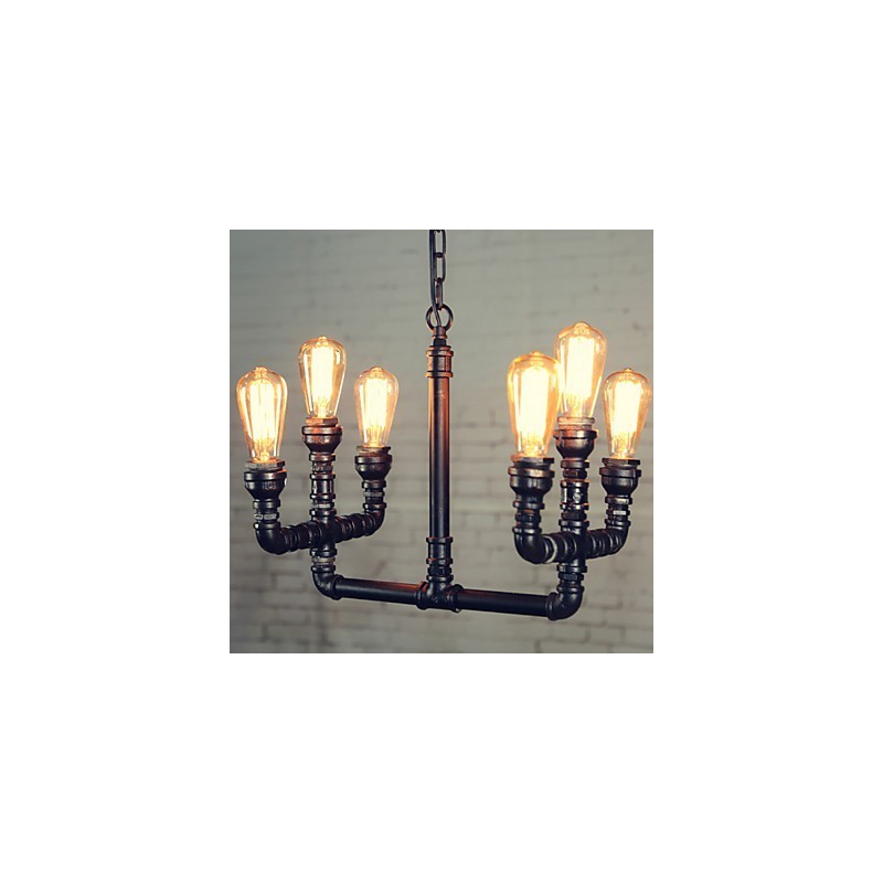 Chandelier Mini Style Rustic Lodge Retro Metal