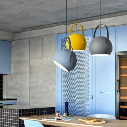 Northern Europe Steel Lighting Exhibition Store Pendant Light