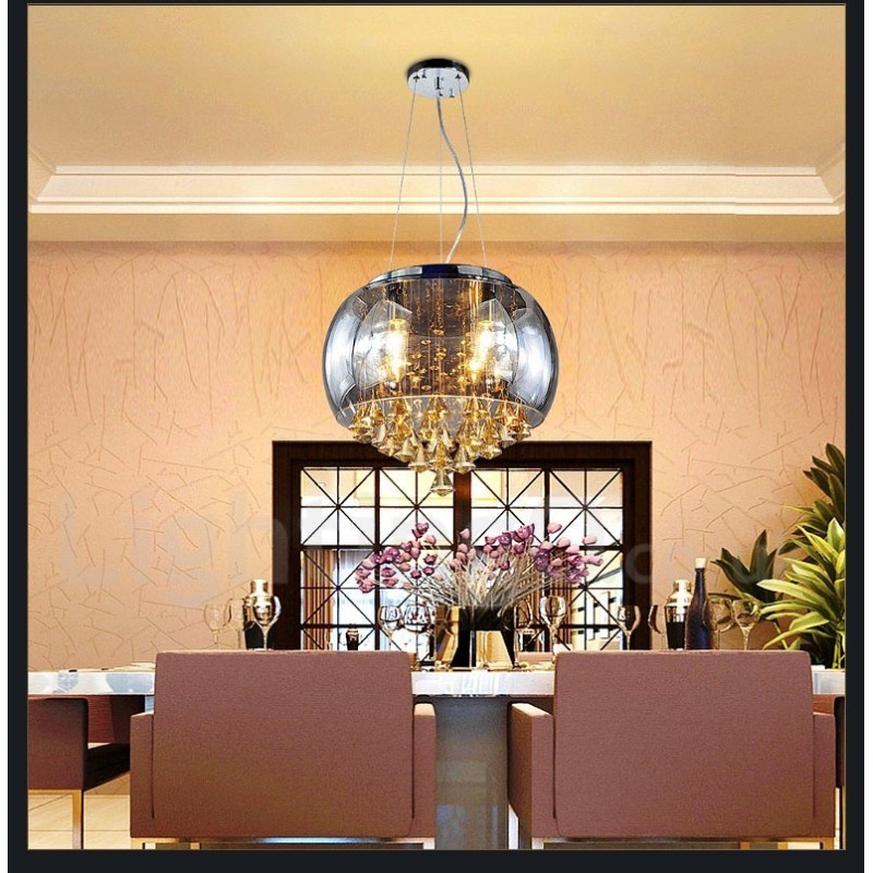 Modern Contemporary Crystal Lighting Store Pendant Light