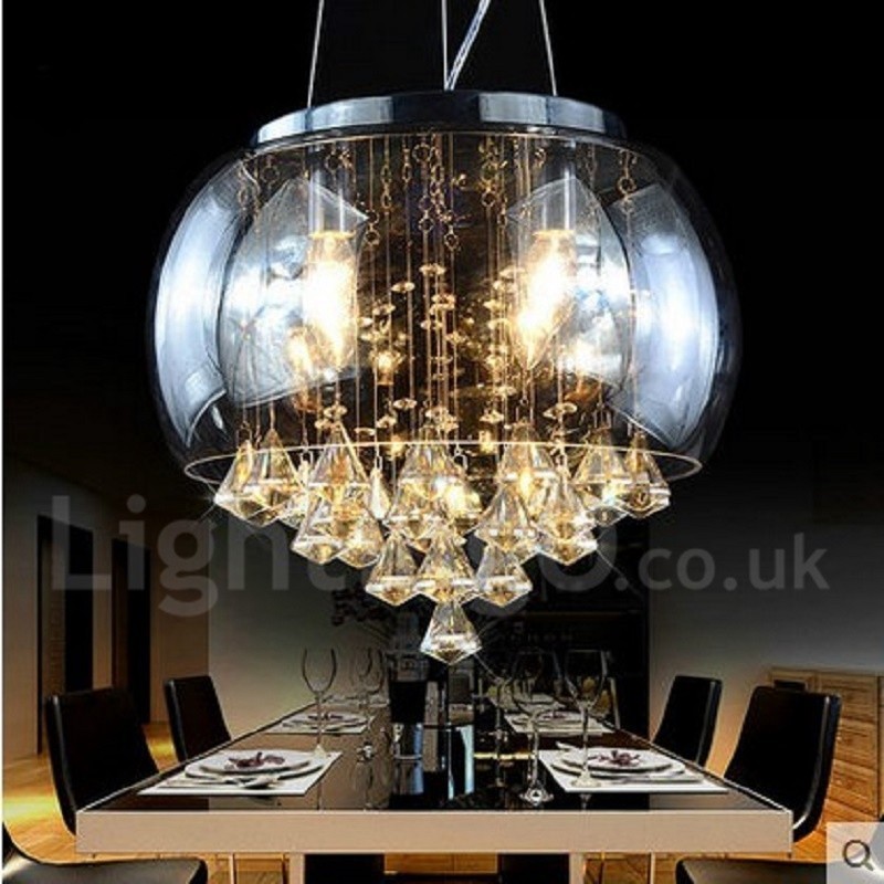 Modern Contemporary Crystal Lighting Store Pendant Light