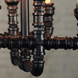 Chandelier Mini Style Rustic Lodge Retro Metal