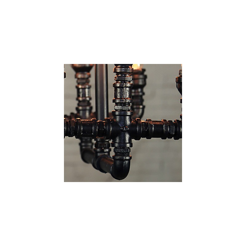 Chandelier Mini Style Rustic Lodge Retro Metal