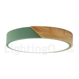 Modern Contemporary Steel Wood Lighting Ceiling Light