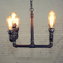 Chandelier Mini Style Rustic Lodge Retro Metal