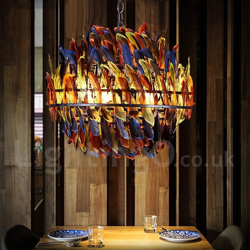 Retro Steel Lighting Store Pendant Chandelier Light