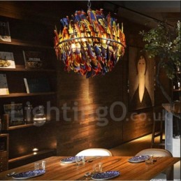 Retro Steel Lighting Store Pendant Chandelier Light