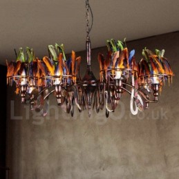 Retro Steel Lighting Store Pendant Chandelier Light