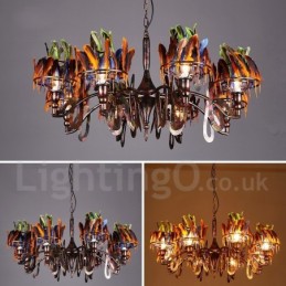 Retro Steel Lighting Store Pendant Chandelier Light