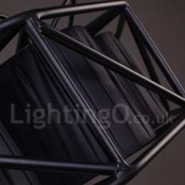 Industrial Style Steel Lighting Store Pendant Chandelier Light