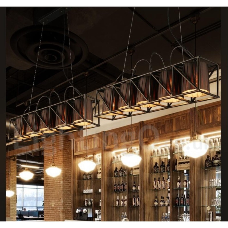 Industrial Style Steel Lighting Store Pendant Chandelier Light