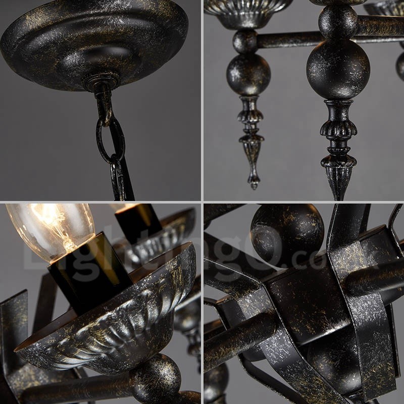 Industrial Style Steel Lighting Store Pendant Chandelier Light