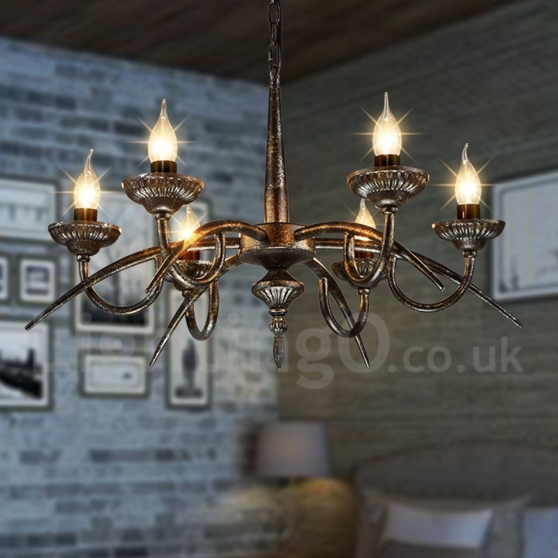 Industrial Style Steel Lighting Store Pendant Chandelier Light