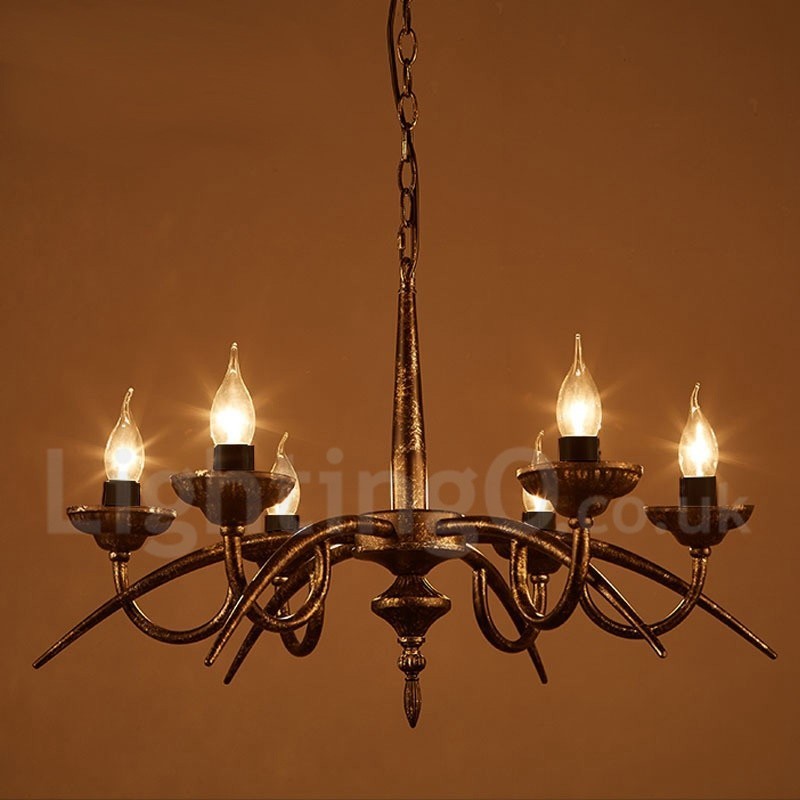 Industrial Style Steel Lighting Store Pendant Chandelier Light