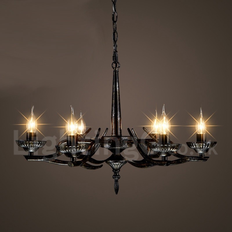 Industrial Style Steel Lighting Store Pendant Chandelier Light