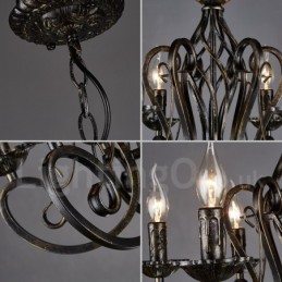 Industrial Style Steel Lighting Store Pendant Chandelier Light