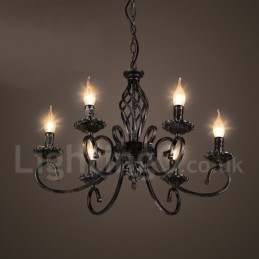 Industrial Style Steel Lighting Store Pendant Chandelier Light