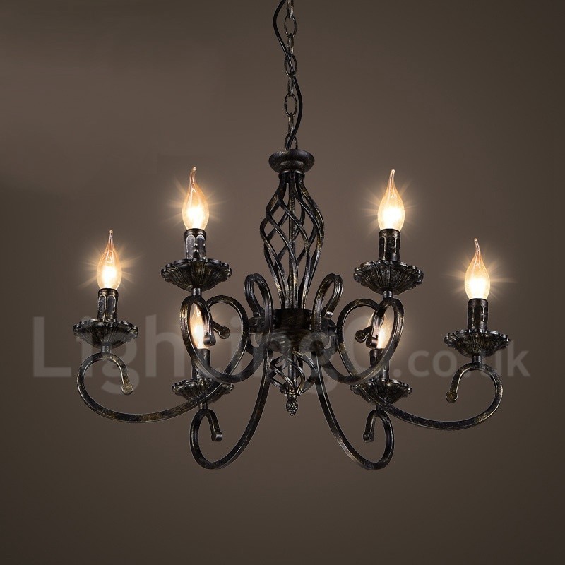 Industrial Style Steel Lighting Store Pendant Chandelier Light