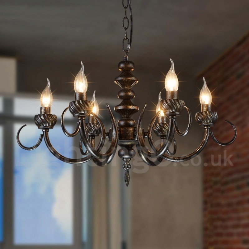Industrial Style Steel Lighting Store Pendant Chandelier Light