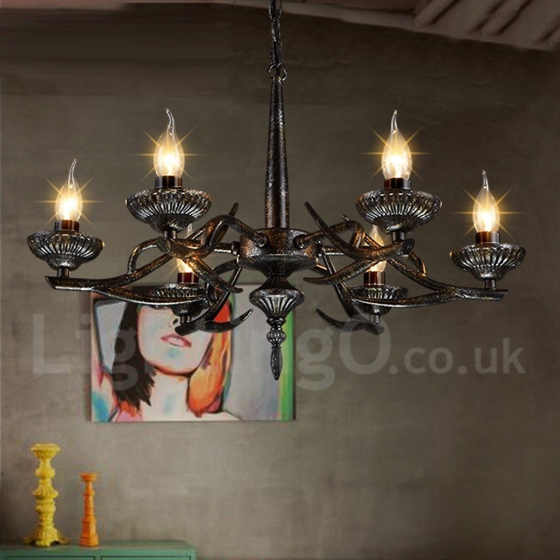 Industrial Style Steel Lighting Store Pendant Chandelier Light
