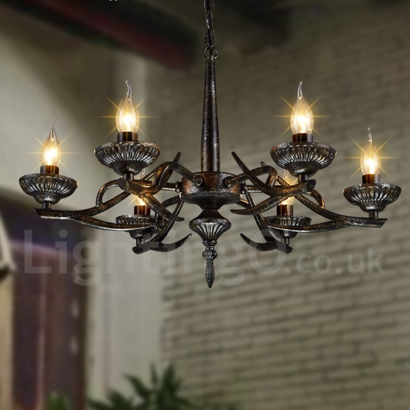 Industrial Style Steel Lighting Store Pendant Chandelier Light