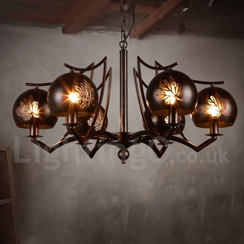 Industrial Style Steel Lighting Store Pendant Chandelier Light