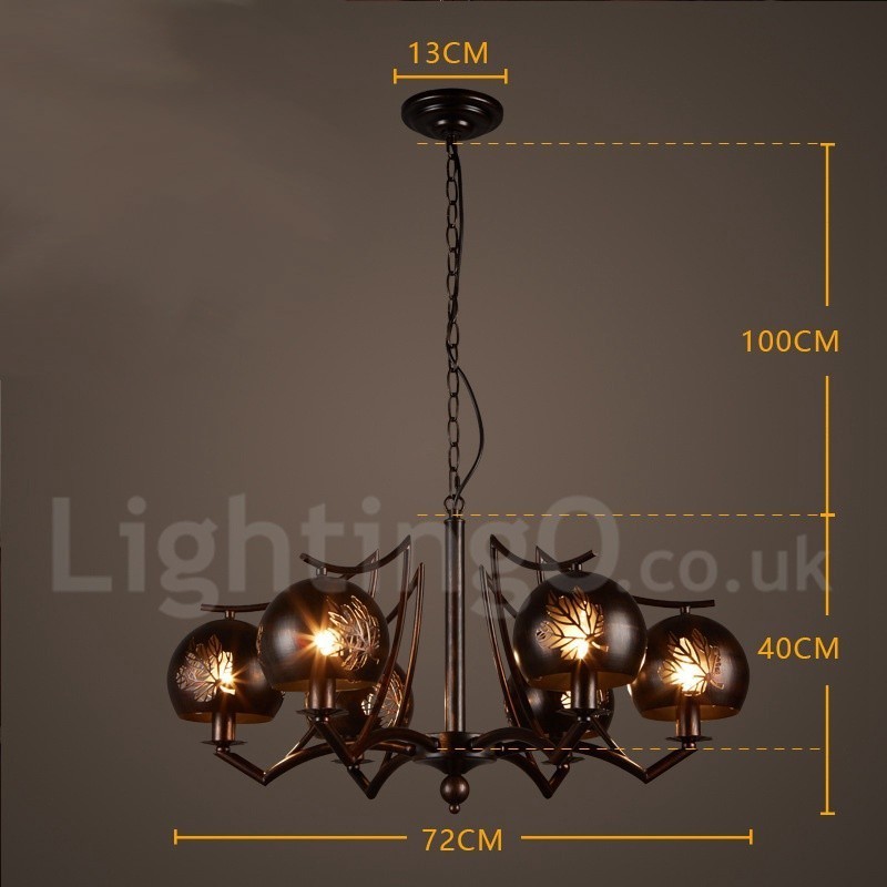Industrial Style Steel Lighting Store Pendant Chandelier Light