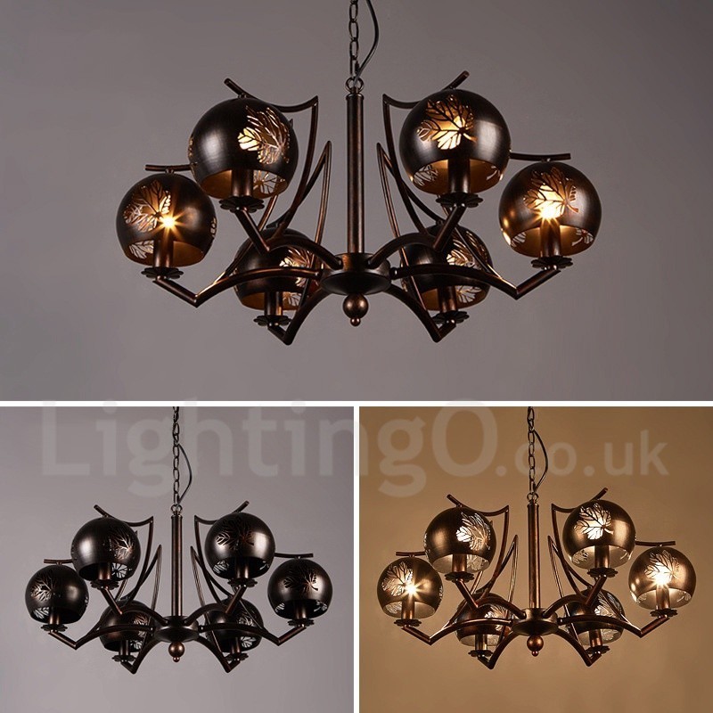 Industrial Style Steel Lighting Store Pendant Chandelier Light