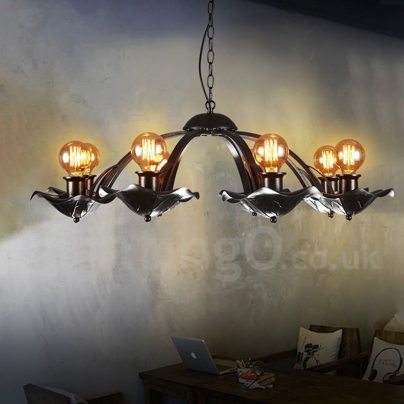 Industrial Style Steel Lighting Store Pendant Chandelier Light