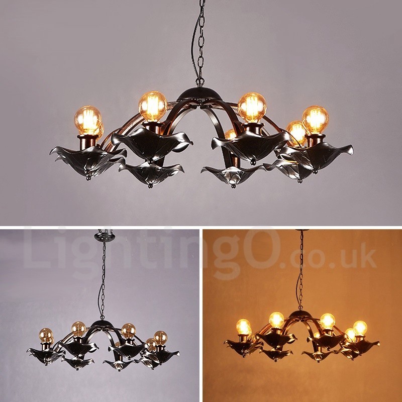 Industrial Style Steel Lighting Store Pendant Chandelier Light