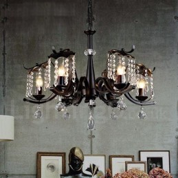Industrial Style Steel Lighting Store Pendant Chandelier Light