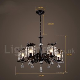 Industrial Style Steel Lighting Store Pendant Chandelier Light