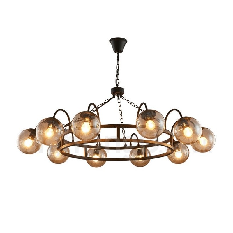 Industrial Style Steel Lighting Store Pendant Chandelier Light