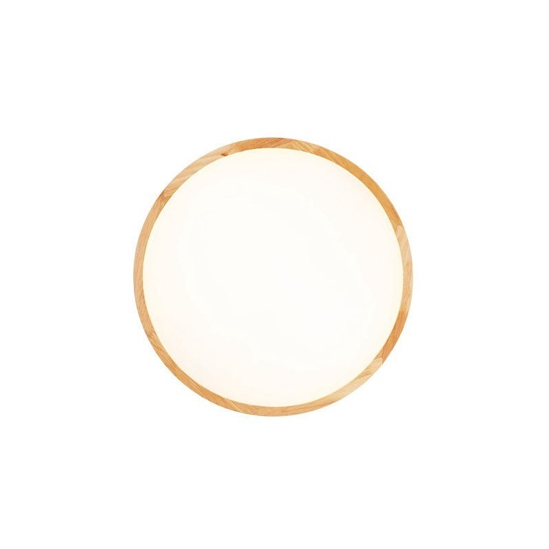 Ultra thin Round Wood Ceiling Lamp Solid Wood Acrylic Ceiling Lamp Nordic Lights