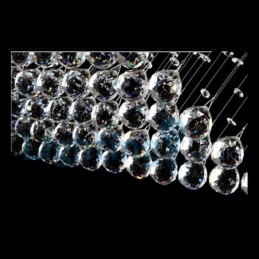 Modern Contemporary Chandelier Flush mount Pendant Fixture Crystal Rain Drop Light