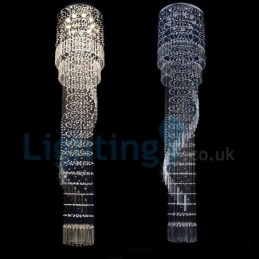 Modern Contemporary Chandelier Flush mount Pendant Fixture Crystal Rain Drop Light