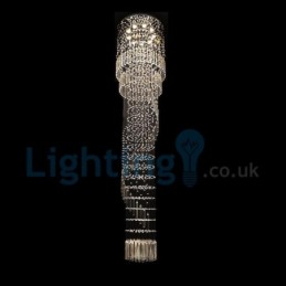 Modern Contemporary Chandelier Flush mount Pendant Fixture Crystal Rain Drop Light
