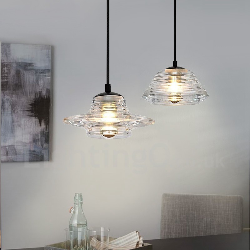 Single Head Glass Pendant Light Cafe