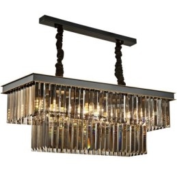 Retro Crystal Pendant Light Cafe Exibittion Hall
