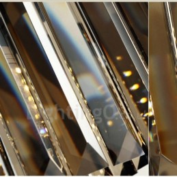 Retro Crystal Pendant Light Cafe Exibittion Hall