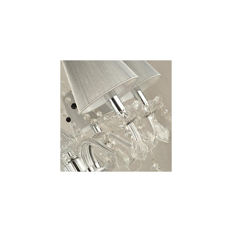 Chandelier Crystal Luxury Modern 1 Tiers Living 6 Lights