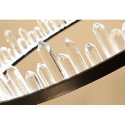 Modern Fashion Double Circle Crystal Pendant Light