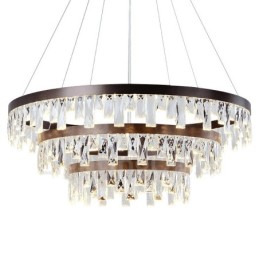 Modern Circle Design Crystal Pendant Light