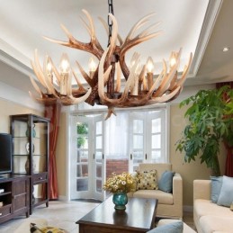 6 Light Rustic Artistic Retro Antler Vintage Chandelier