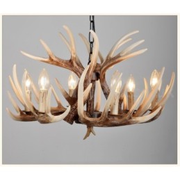 6 Light Rustic Artistic Retro Antler Vintage Chandelier
